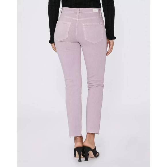 NEW PAIGE cindy with double button jean in vintage rosey pink - Picture 3 of 4